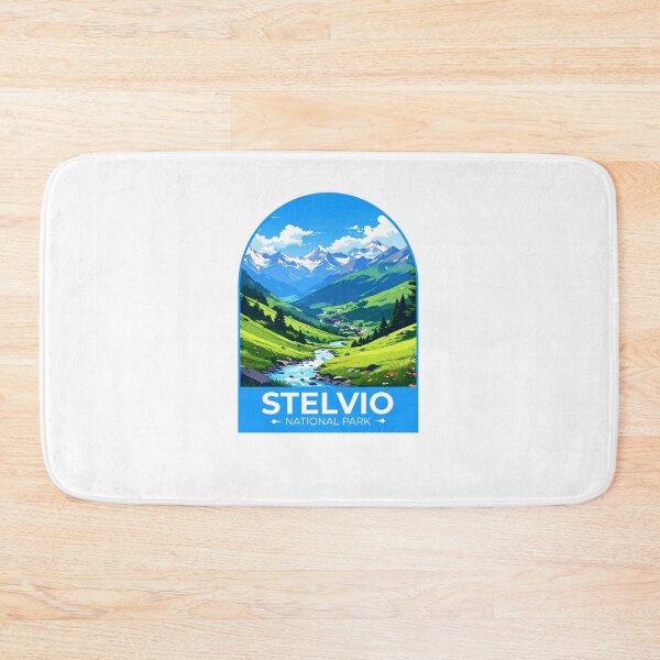 Item preview, Stelvio National Park Sticker designed and sold by TulipaGraphics.