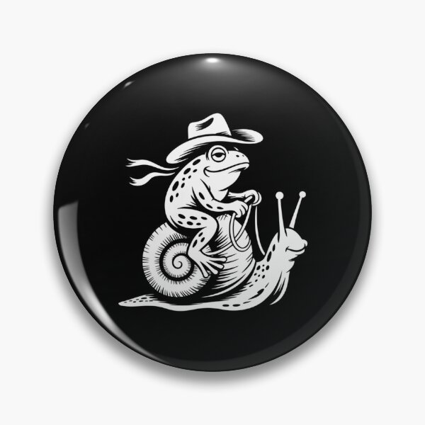Item preview, Cowboy Frog Riding Snail designed and sold by theartfulaspie.