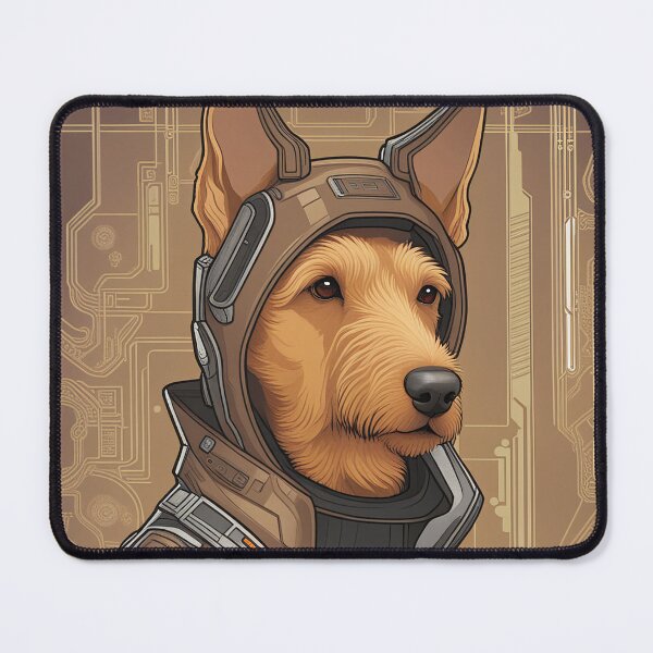 Item preview, Anthropomorphism Bearded Collie futuristic designed and sold by Mianku | Für das Leben.