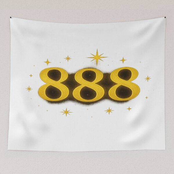 Item preview, 888 Angel Number Golden Abundance designed and sold by HiteshArt111.