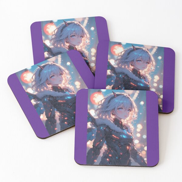 Item preview, Anime robot girl at Christmas designed and sold by ArtsJulian.