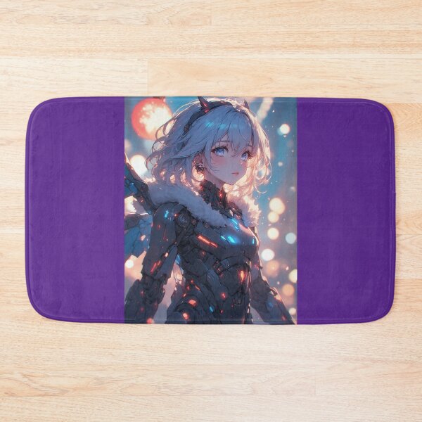 Item preview, Anime robot girl at Christmas designed and sold by ArtsJulian.
