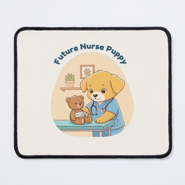 Item preview, Puppy Dreams Big – Future Nurse Puppy designed and sold by The Real Life Symphony.