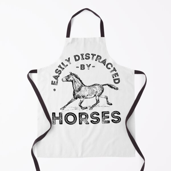 Item preview, Easily Distracted by Horses Vintage Horse Illustration designed and sold by lagunaklein.