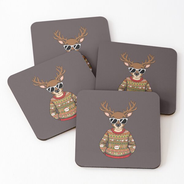 Item preview, Funny Goofy Reindeer Ugly Xmas designed and sold by familysteven.