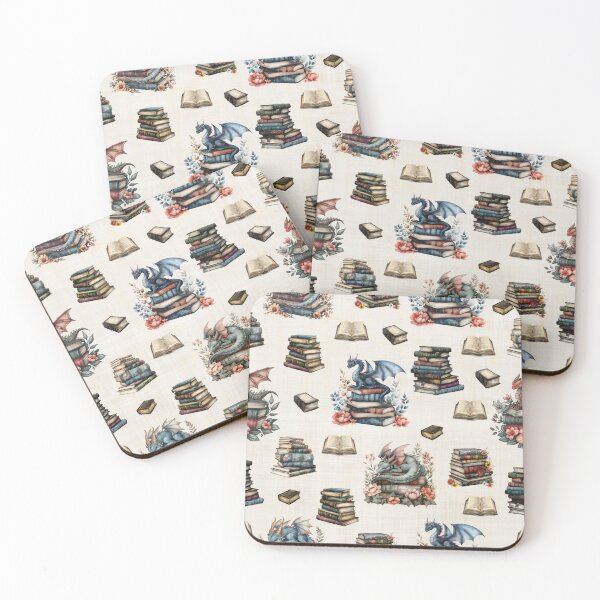 Item preview, Magical Dragons & Books on Beige designed and sold by KSimpson838.