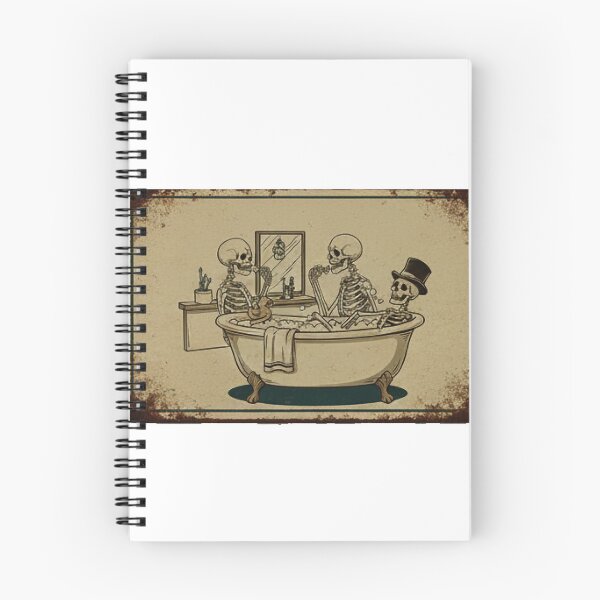 Item preview, bathroom art, funny skeleton bathroom art designed and sold by AddlPoolart.