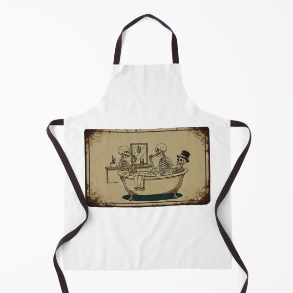 Item preview, bathroom art, funny skeleton bathroom art designed and sold by AddlPoolart.