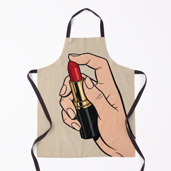 Item preview, A HAND WITH PIXEL POP ART STYLE LIPSTICK designed and sold by infinitearte.