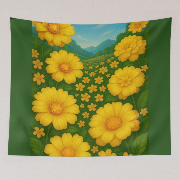 Item preview, Luxury Floral Garden Series – Yellow Edition designed and sold by Ceylon Luxe Collections.