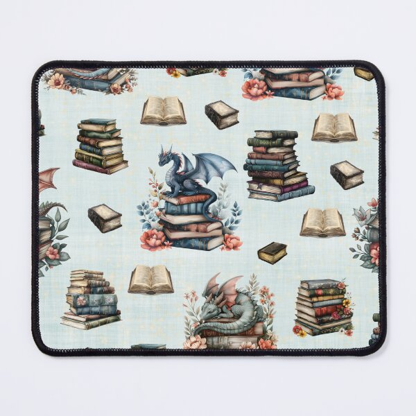 Item preview, Magical Dragons & Books on Light Green designed and sold by KSimpson838.
