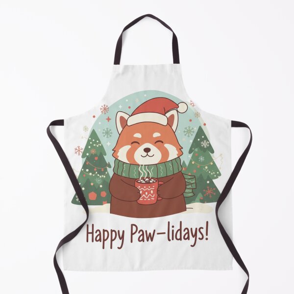 Item preview, Red Panda Christmas Hot Cocoa – Happy Paw-lidays! designed and sold by ARTReMi.