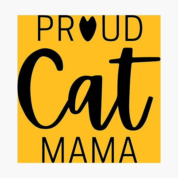 Item preview, Proud Cat Loving Mama  designed and sold by agrapa.