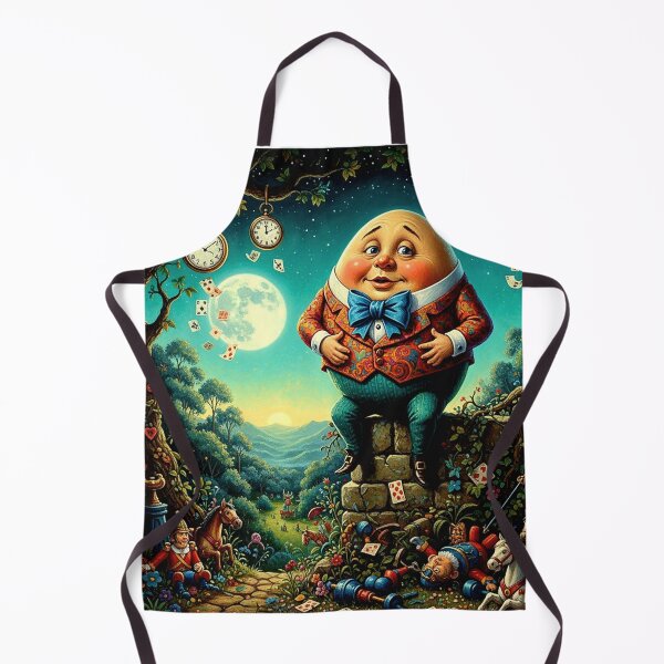 Item preview, Humpty Dumpty Alice in Wonderland Art Print - High Detail Pop Surrealism Illustration designed and sold by Art's Diner.
