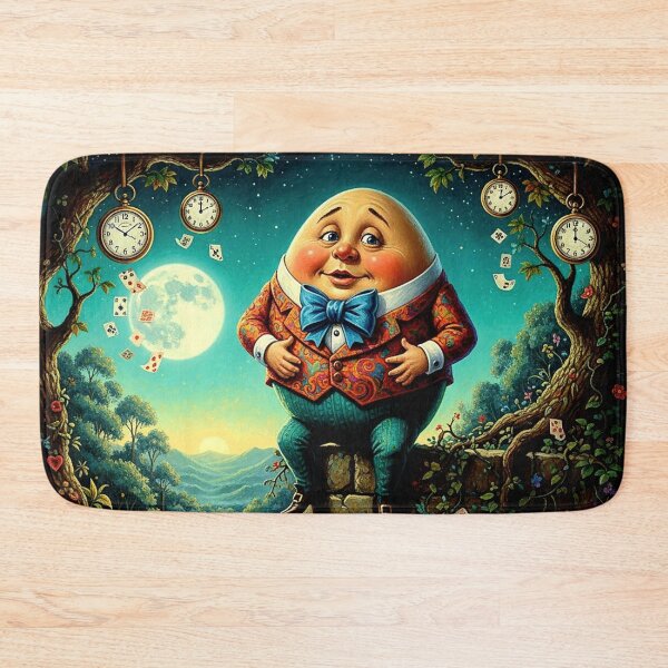 Item preview, Humpty Dumpty Alice in Wonderland Art Print - High Detail Pop Surrealism Illustration designed and sold by Art's Diner.