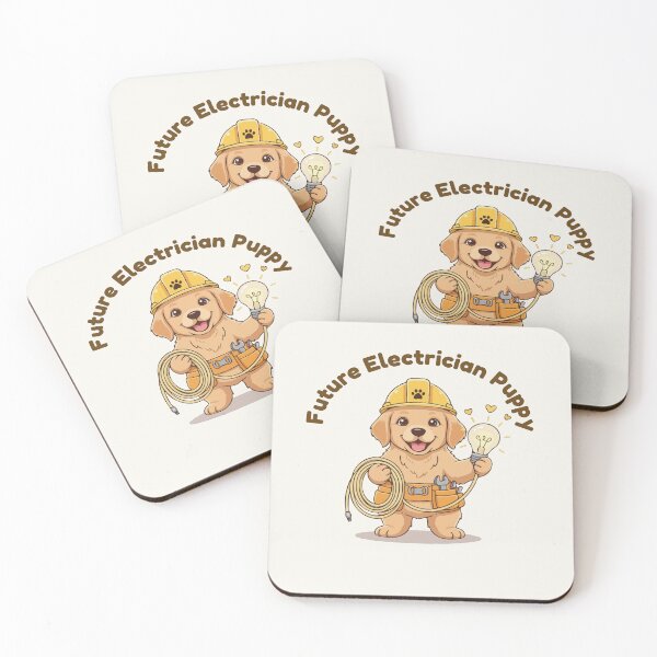 Item preview, Puppy Dreams Big – Future Electrician Puppy designed and sold by The Real Life Symphony.