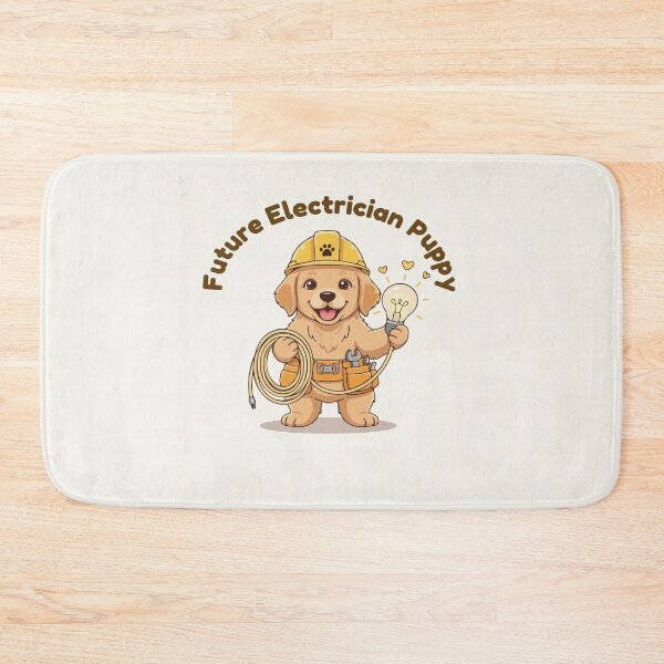 Item preview, Puppy Dreams Big – Future Electrician Puppy designed and sold by The Real Life Symphony.