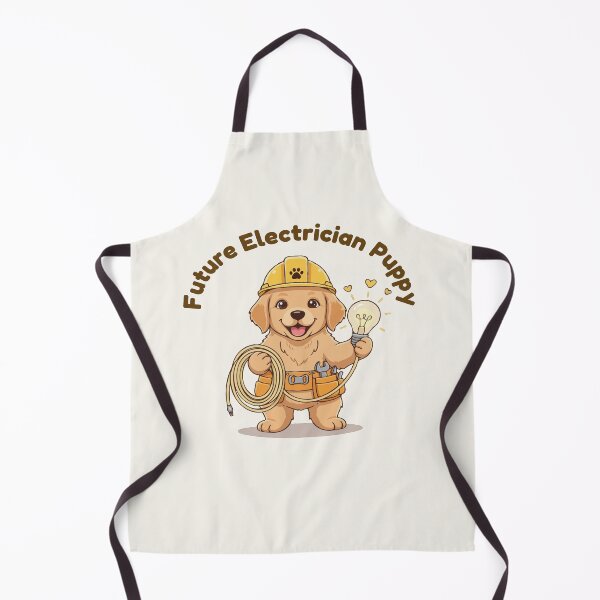 Item preview, Puppy Dreams Big – Future Electrician Puppy designed and sold by The Real Life Symphony.