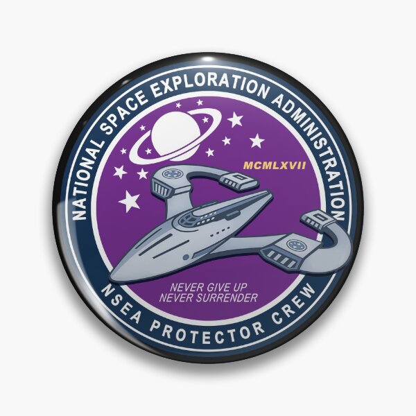 Item preview, NSEA Protector Crew | Funny Retro Sci-Fi Movie Fan designed and sold by dwinburn.