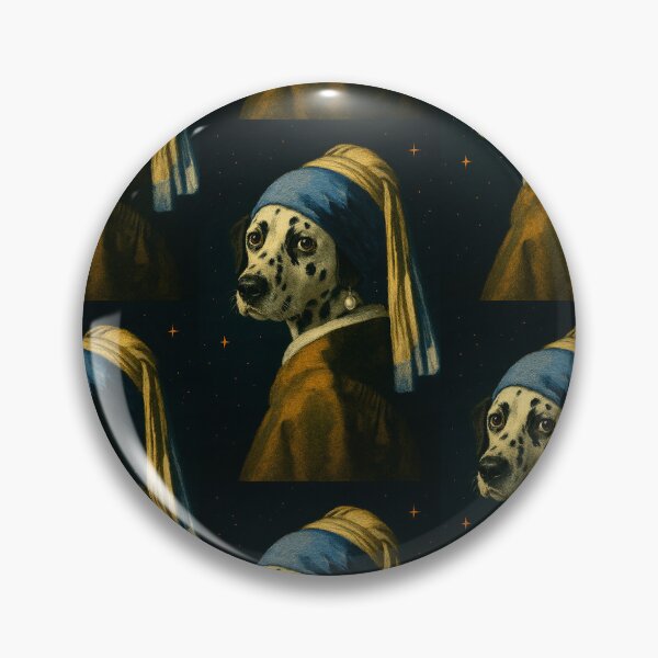 Item preview, Dalmation x Vermeer -- Cosmic Companions Studio designed and sold by Cosmic Companions Studio.