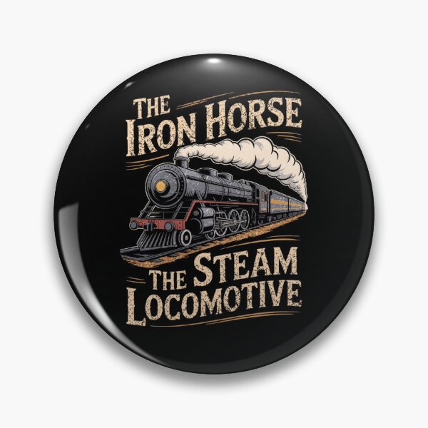 Item preview, Vintage Steam Locomotive Iron Horse Train Art designed and sold by FreshVibe Prints.