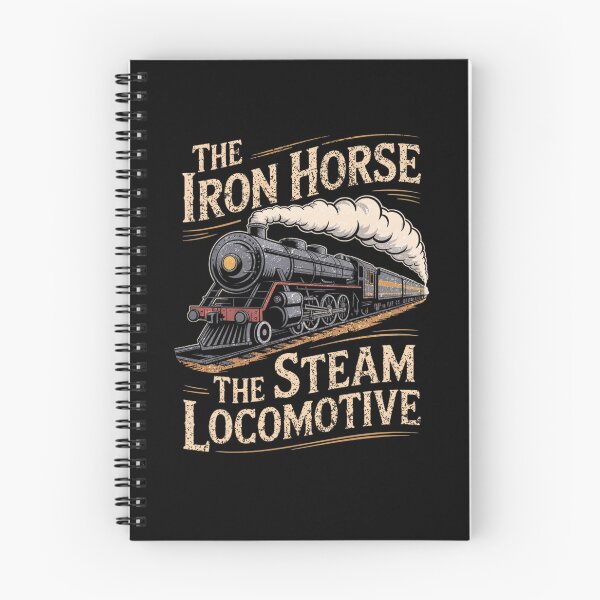 Item preview, Vintage Steam Locomotive Iron Horse Train Art designed and sold by FreshVibe Prints.