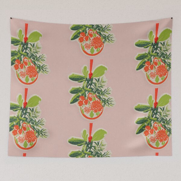 Item preview, Mid century modern Christmas ornament and greenery designed and sold by MendaciousMina.