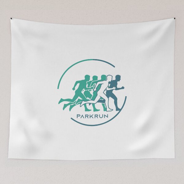 Item preview, Gradient Parkrun Running Team Silhouette Logo designed and sold by KiwiRider.