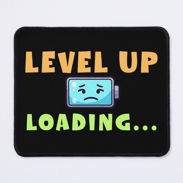 Item preview, Level Up Loading Funny Low Battery Gaming Design for Gamers designed and sold by Bawek85Designs.