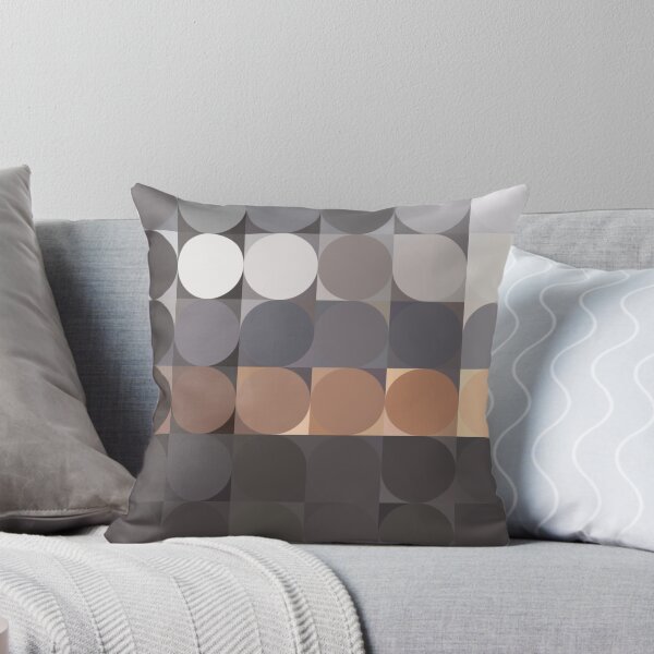 Item preview, Clouds Behind the Curtain – Abstract Neutral Geometric Art Print designed and sold by MayoEtPiper.