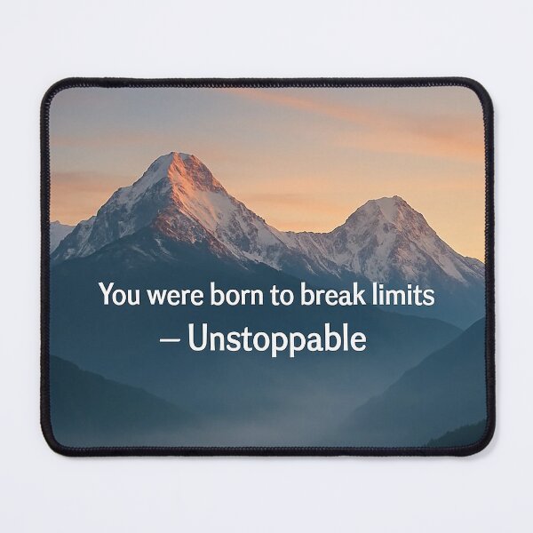 Item preview, "You Were Born to Break Limits – Unstoppable" designed and sold by Articooler.