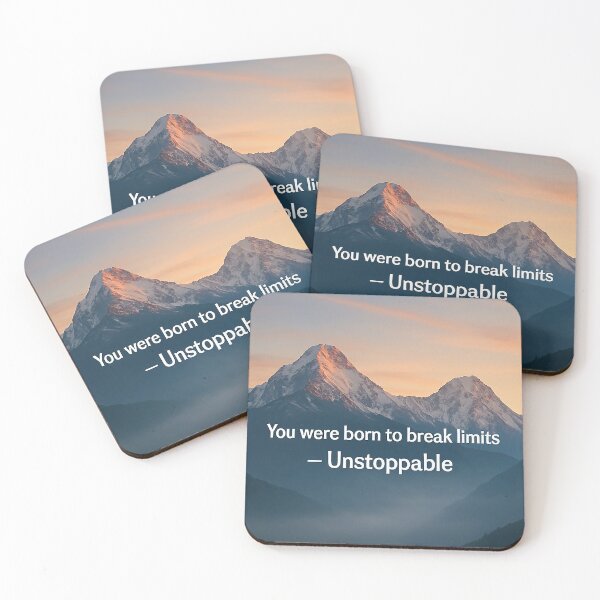Item preview, "You Were Born to Break Limits – Unstoppable" designed and sold by Articooler.