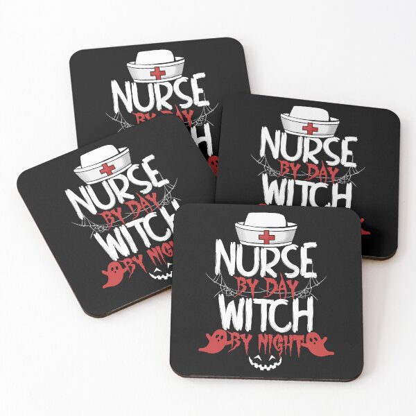 Item preview, Nurse by Day Witch by Night – Funny Halloween Nurse Design designed and sold by JA World - Art & Design.