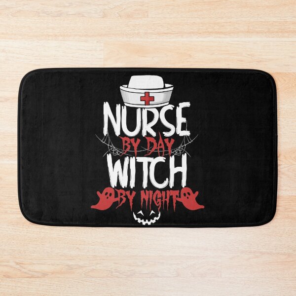 Item preview, Nurse by Day Witch by Night – Funny Halloween Nurse Design designed and sold by JA World - Art & Design.