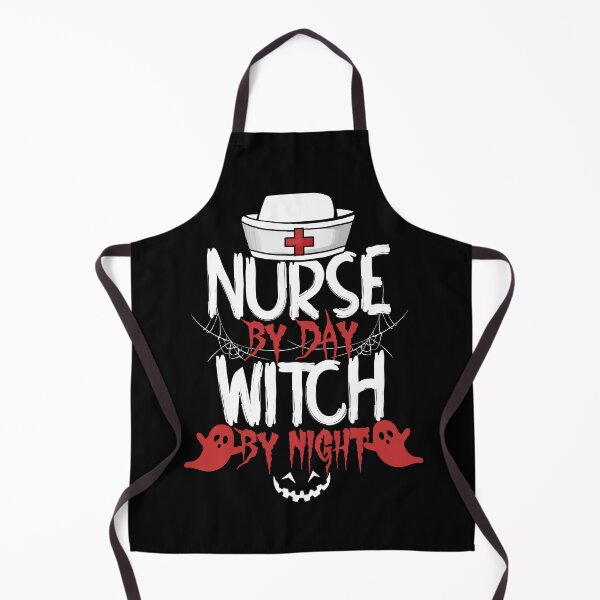Item preview, Nurse by Day Witch by Night – Funny Halloween Nurse Design designed and sold by JA World - Art & Design.