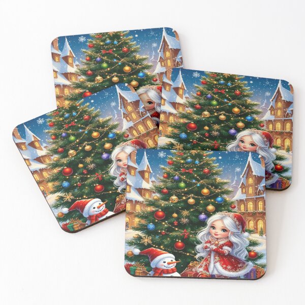 Item preview, Magical Christmas Tree Night – Cozy Winter Holiday Scene designed and sold by AmetistLight.