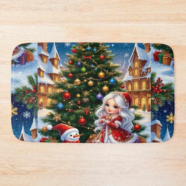 Item preview, Magical Christmas Tree Night – Cozy Winter Holiday Scene designed and sold by AmetistLight.