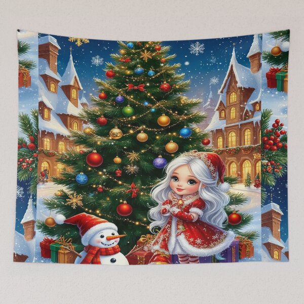 Item preview, Magical Christmas Tree Night – Cozy Winter Holiday Scene designed and sold by AmetistLight.