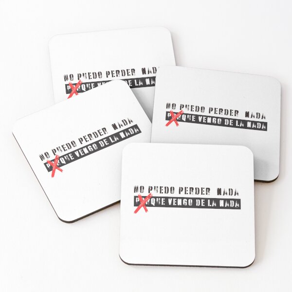 Item preview, Songs in Spanish: I Can't Lose Anything. Spanish Rock Songs. Black and White Typography (II) designed and sold by Rebeldía Pura.