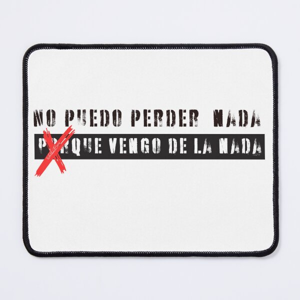Item preview, Songs in Spanish: I Can't Lose Anything. Spanish Rock Songs. Black and White Typography (II) designed and sold by Rebeldía Pura.