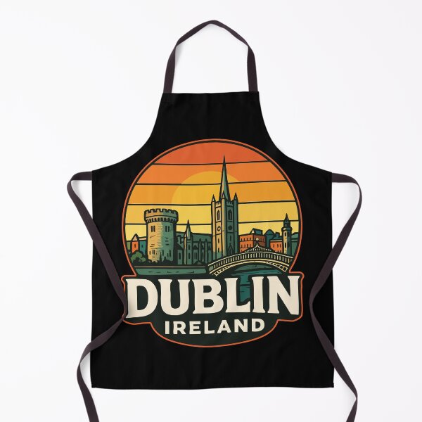 Item preview, Dublin Ireland Retro Travel designed and sold by TomFrontierArt.