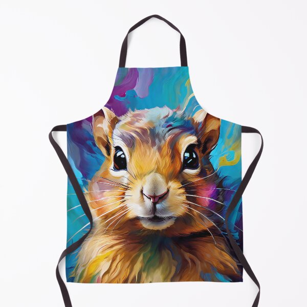 Item preview, Colorful squirrel portrait in an abstract style designed and sold by Mianku | Für das Leben.