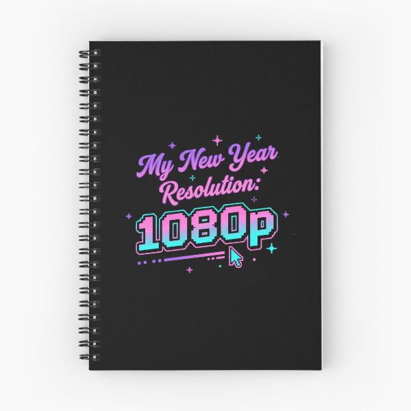 Item preview, ​My New Year Resolution 1080p - Funny Retro Gamer Pixel Art designed and sold by OyeCreations.