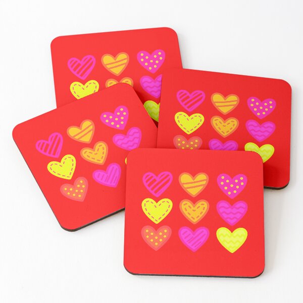 Item preview, Neon Love Hearts designed and sold by annenambiro.
