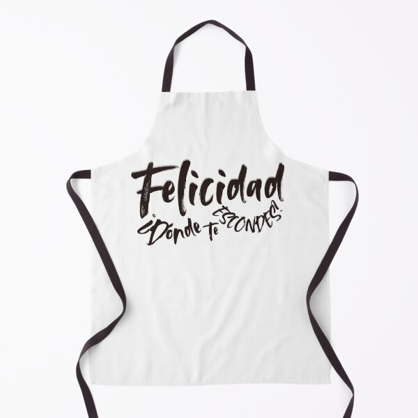 Item preview, Spanish song lyrics/phrase: Happiness: Where are you hiding? (Black) designed and sold by Rebeldía Pura.