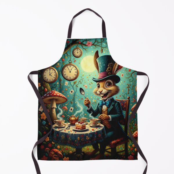 Item preview, March Hare Mad Tea Party Art Print - Pop Surrealism Alice in Wonderland Painting designed and sold by Art's Diner.