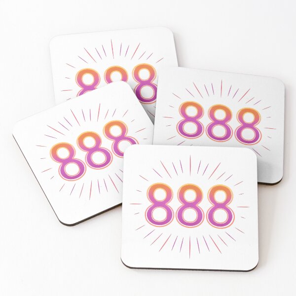 Item preview, Neon 888 Symbol of Abundance designed and sold by HiteshArt111.