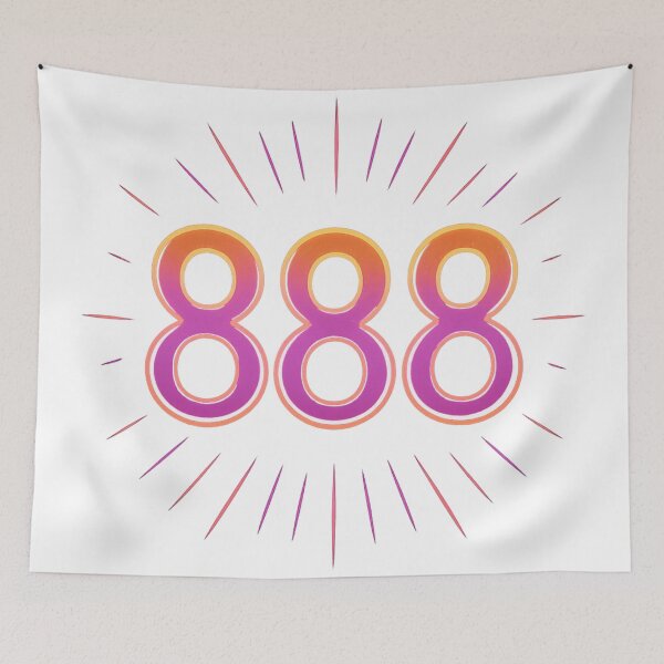 Item preview, Neon 888 Symbol of Abundance designed and sold by HiteshArt111.