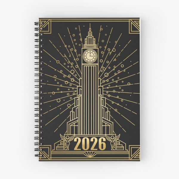 Item preview, 2026 Art Deco Big Ben – Gold New Year Celebration designed and sold by PunchDrop.