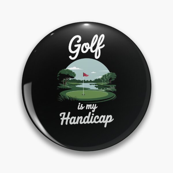Item preview, Golf is my handicap – Funny golf shirt for golfers & hobby players designed and sold by Mkx8.
